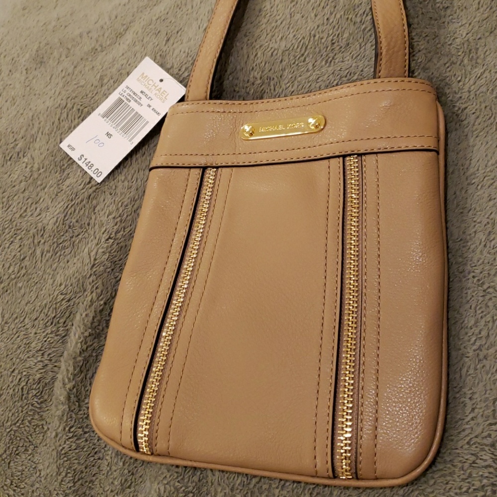 NWT Michael Kors Leather crossbody